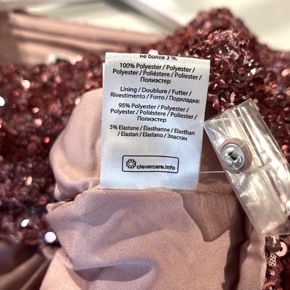 ROTATE Birger Christensen Aurelia Rapture Rose Sequin-Embellished Top - Picture 13 of 13